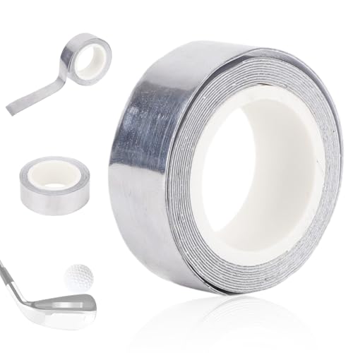 Tinoaly Self-Adhesive Golf Tape, 39.4in Long High Density Weighted Tape for Tennis Rackets Golf Clubs