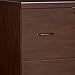 Z-Line Designs 2-Drawer Lateral File Espresso Cabinet with Black Accents