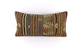 Funda de Cojín Kilim Funda de Cojín Kilim 30x60 cm Kilim Cojines Funda de Cojin Etnico Kilim Hecha a Mano Almohada Kelim 4384