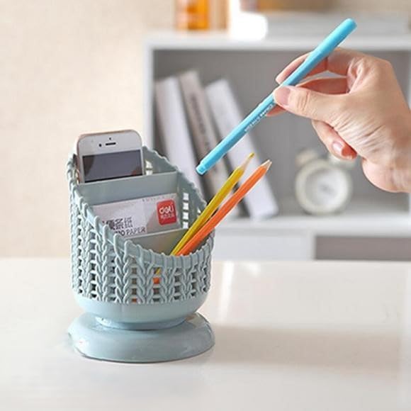 Household Utensil Holder with Base, Kitchen Utensil Holder with Base, Ideal for Organizing and Storing Kitchen, Bathroom, Office, Helps Keep Space Organized and Tidy, Plastic Multi Color 2026 - view 6