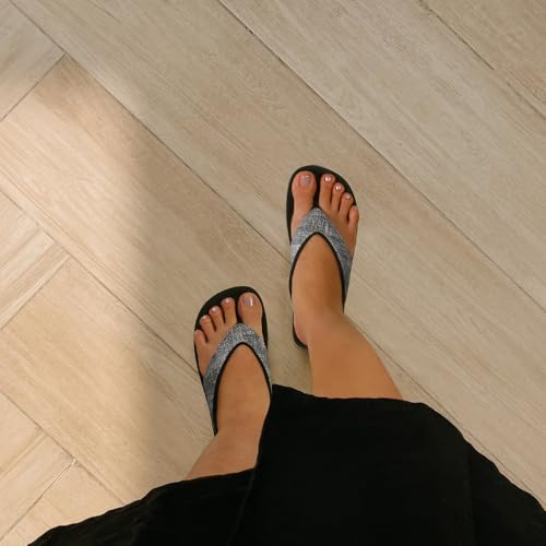 Image of AEROTHOTIC Original Orthotic Comfort Thong Style Flip Flops Sandals for Women with Arch Support for Comfortable Walk