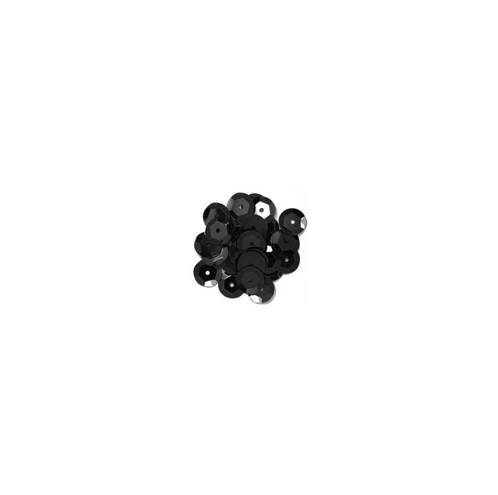 Craft Factory Black Round Cup Sequins