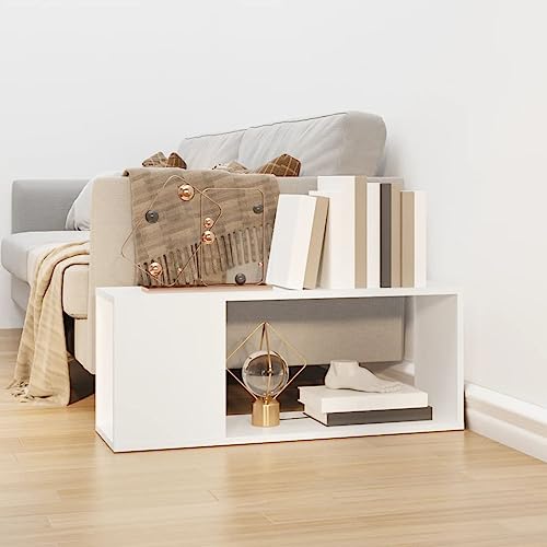 LAPOOH Mueble de TV blanco de 80 x 24 x 32 cm, madera de ingeniería, mueble de TV, mueble de TV, soportes de TV y centros multimedia, muebles de sala de estar (SPU:809107)