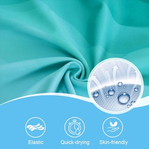 JASAMBAC Womens Rash Guard UV UPF 50+ Long Sleeve Surfing Two Piece Swimsuits with Built in Bra3