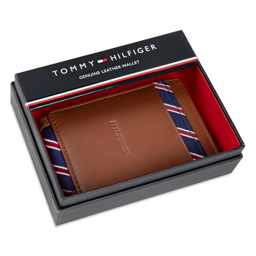 Image of Tommy Hilfiger Men's Tie Fabric Magnetic Front Pocket Wallet