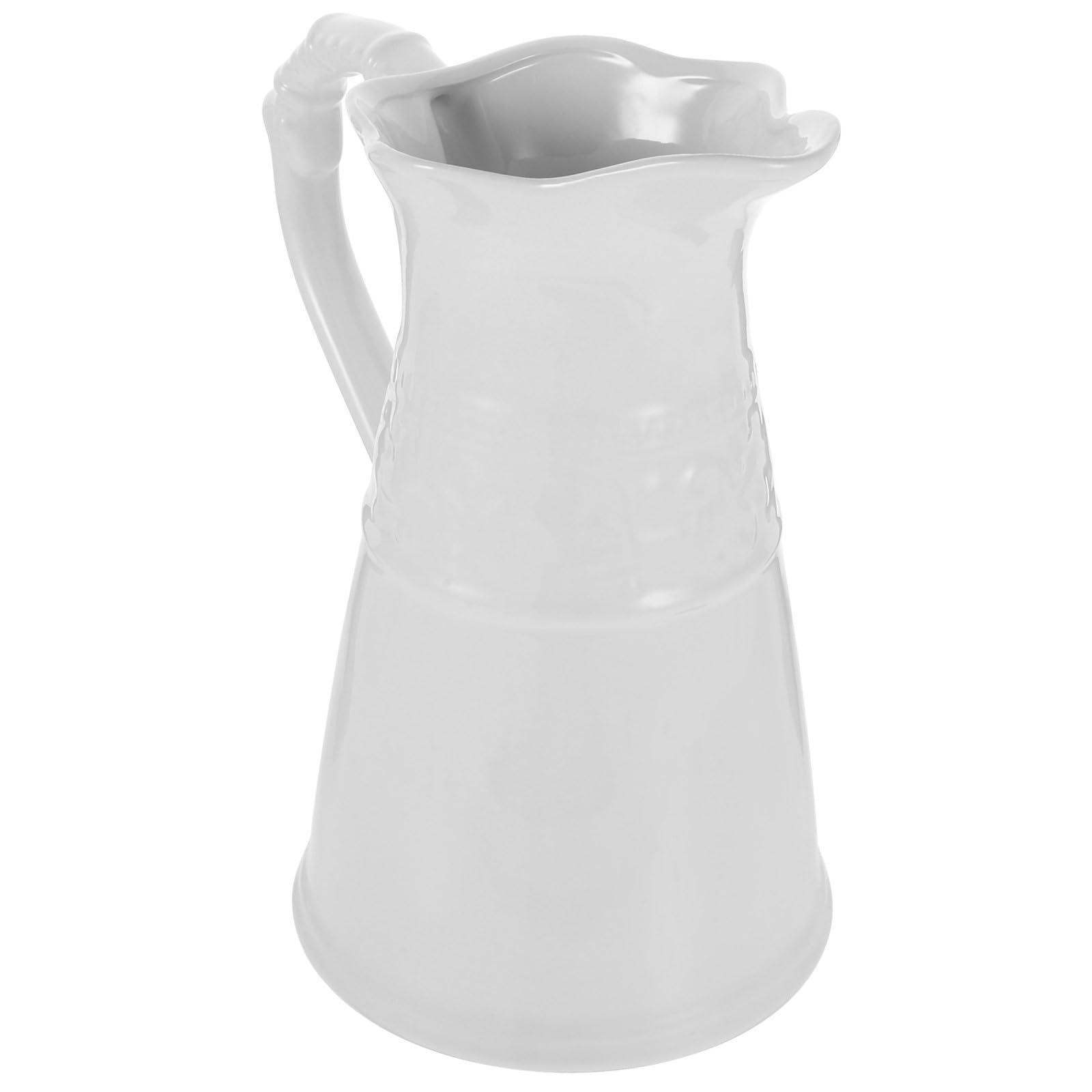 Vase à fleurs en céramique style européen avec poignée pour bouquet