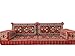 mysticalanatolia Arabic Majlis Sofa for Living Room, Arabian Mattress Couches, Oriental Moroccan Diwan, Sectional Furniture, Bench Cushions, Loveseat, Floor Seating