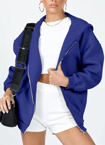 Image of PRETTYGARDEN Women's Fall Zip Up Hoodies Sweatshirts