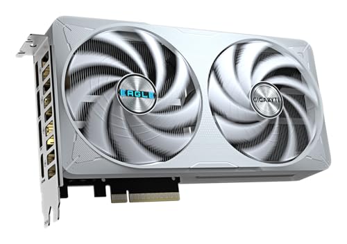 GeForce RTX 5060 Ti EAGLE OC ICE 8G Scheda Grafica – 8 GB GDDR7, 128 bit, PCI-E 5.0, 2617 MHz Frequenza del core, 3 x DisplayPort, 1 x HDMI, GV-N506TEAGLEOC ICE-8GD - Scheda video - Immagine 2