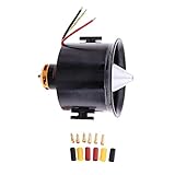 turbine jets munt m-100 xbl * Schaftdurchmesser: 22mm Sharplace 12-Blatt 70mm Kanal Lüfter Qf2827 2600kv Bürstenloser Motor für RC EDF Jet Flugzeug