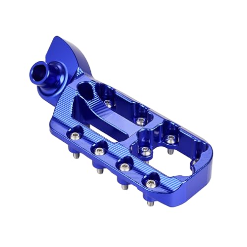 Image of JFG RACING Dirt Bike Foot Pegs,Forged 6063 Aluminum CNC Rest Pedal Footpegs for YZ65 18-26 /YZ85 02-26 /YZ125 97-26 /YZ250 98-26 /YZ250F 01-22 /WR250F 01-24 /YZ450F 03-22 /WR450F 03-26 /YZ125X YZ250X-Blue