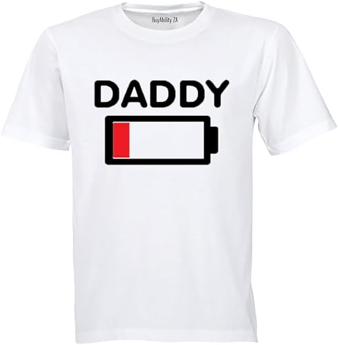 Unisex Daddy Battery Levels - Adults - T-Shirt