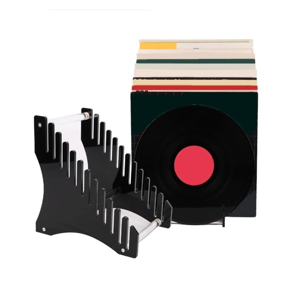 Stojak na płyty CD Albumy CD stojak na stojaki akrylowy stojak na płyty winylowe 12 organizer do przechowywania płyt LP