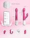 LOVENSE Nora Rabbit Vibrator with Remote, Rotating Dildo Rabbit G Spot Clitoral Stimulator Adult Sex Toys & Games App Controlled with 10,000+ Vibration Modes Long Distance Vibrator for Women Couple