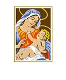 LaneWorld Kit Ricamo Beautiful GOBELINS Mezzo Punto Croce, Tela Prestampata, Set Completo con Fili Mouliné in Cotone e Ago, Multicolore, disponibili in varie misure (MP2 7 cm 20x15)