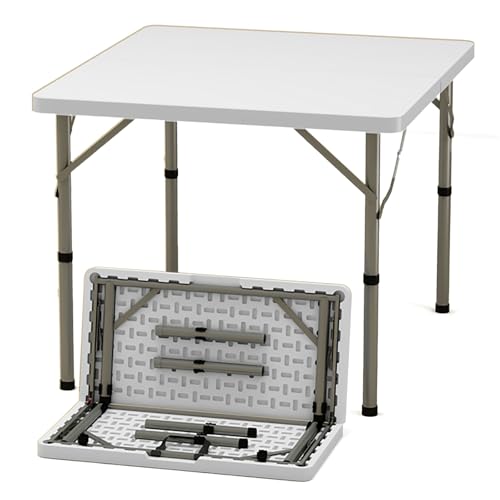 Table de dominos pliante et robuste avec plateau carré lavable