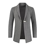 YunYoud Herren Jersey Blazer Sportlich Business Anzugjacke Luxus Stilvoll Modern Anzugjacke Für Hochzeitsfeier Party Blazer Für Herren Herren Sakko Sportlich Freizeit Blazer