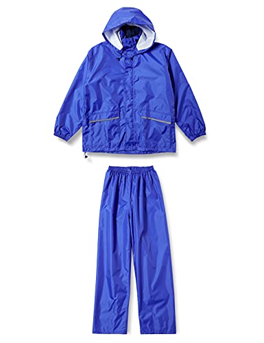 [ウィンターチェリー] 防水 透湿 総裏メッシュ アドベントレインスーツ 上下セット ロイヤルブルー 3L