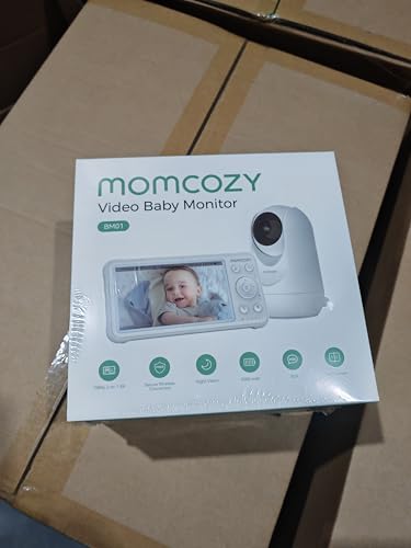 Momcozy Babyphone mit 2 Kameras – 5" HD, Split-Screen