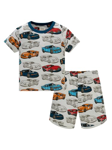 Kids Boys' Pajama Set - Car Fire Truck Print
