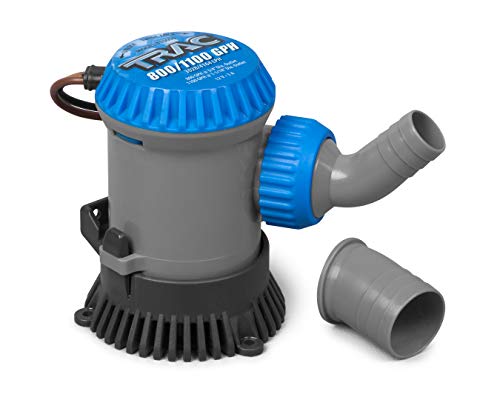 Trac Outdoors Bilgepumpe 800/1100 GPH - ideal für alle Wasserfahrzeuge - für einfache Installation und Nachrüstung (69301) Cover