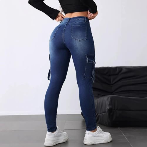 Skinny Jeans for Women Slim Fit Stretchy Denim Pants Jeggings with Pockets4