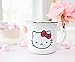 Silver Buffalo Sanrio Hello Kitty Enamel Camper Coffee Mug, 21 Ounces