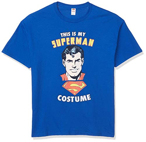 T-Shirt Superman Warner Bros Bleu Roi S Homme pour cosplay et quotidien