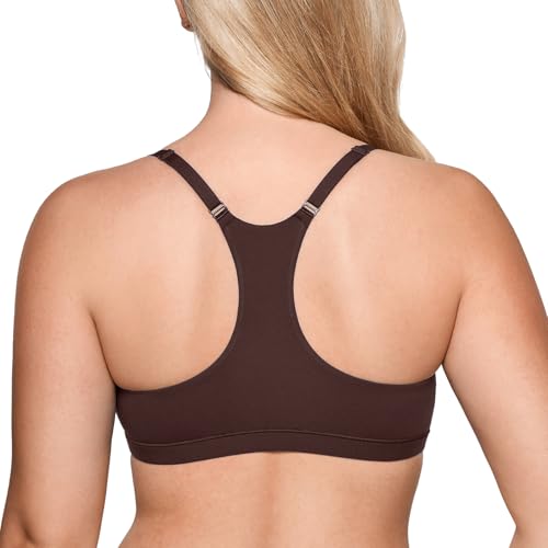 Image of INLYRIC Women's Inbarely Soft Racerback Bralette - Wireless Full Coverage No Padding Unlined Bralette