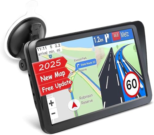 GPS Navigator for Car Truck RV,Navigation System 9 Inch Touchscre...