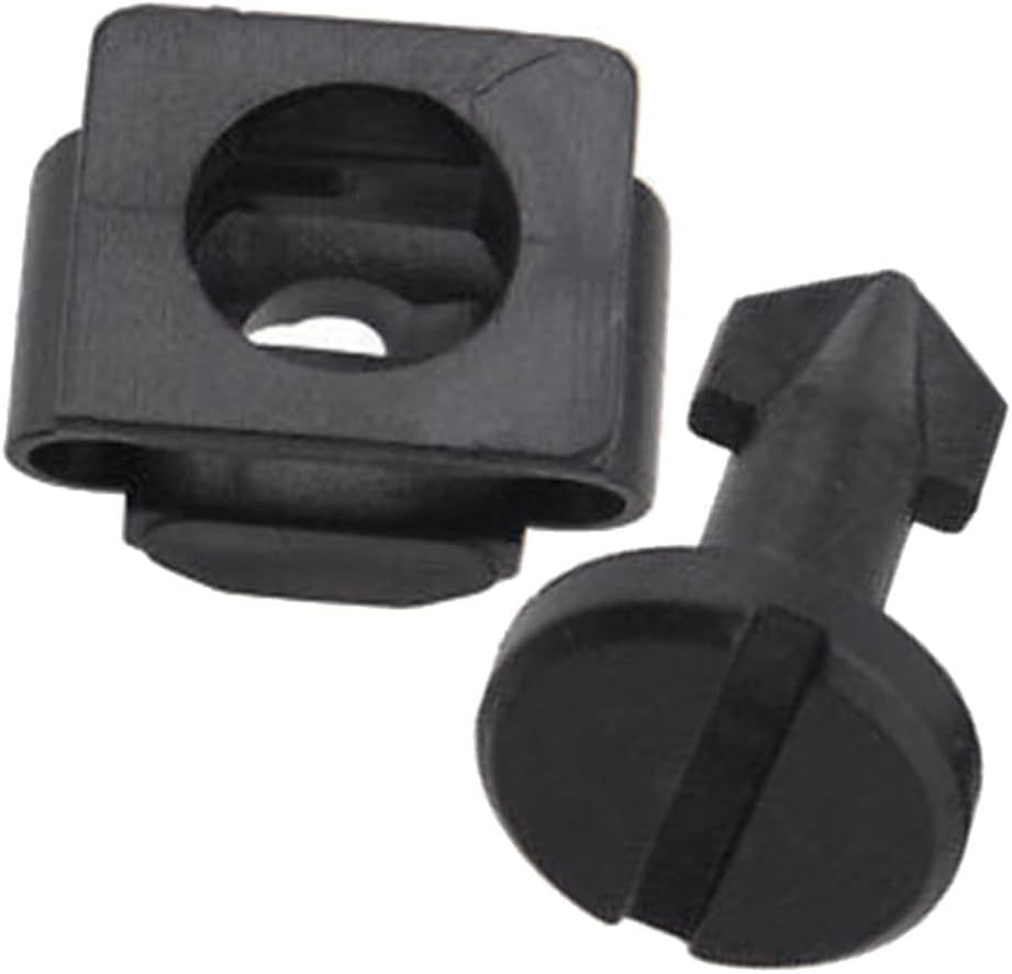 Image of Black Engine Cover Undertray Wheel Arch Screw Plastic for 91501-SS8-A01, 91601-SS8-A01(ZS345)