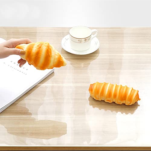 Nappe de protection contre les taches en PVC transparent pour bureau et table - 5