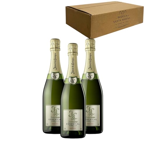 Juvé & Camps Essential Reserva - Para Disfrutar en Celebraciones y con los Tuyos - Pack 3 Botellas 75cl