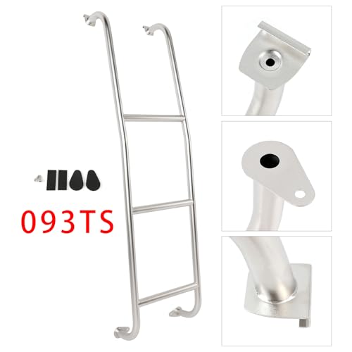 3-Step Stainless Rear Van Ladder for Ford Transit Low Roof 2014-2025 by Areyourshop - Used condition - Image 3