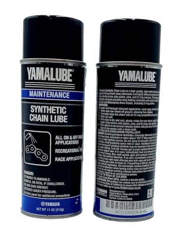YAMAHA Original OEM Yamalube Acc-SYNCH-AI-NL Spray Synthetic Chain Lube Yamalube OEM - (2) 11 Ounce Cans - Thumbnail 2