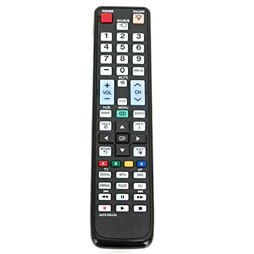 NKF New Replace Remote for Samsung TV UN55D6000 UN46D6050 UN55D6050 UN40D6050
