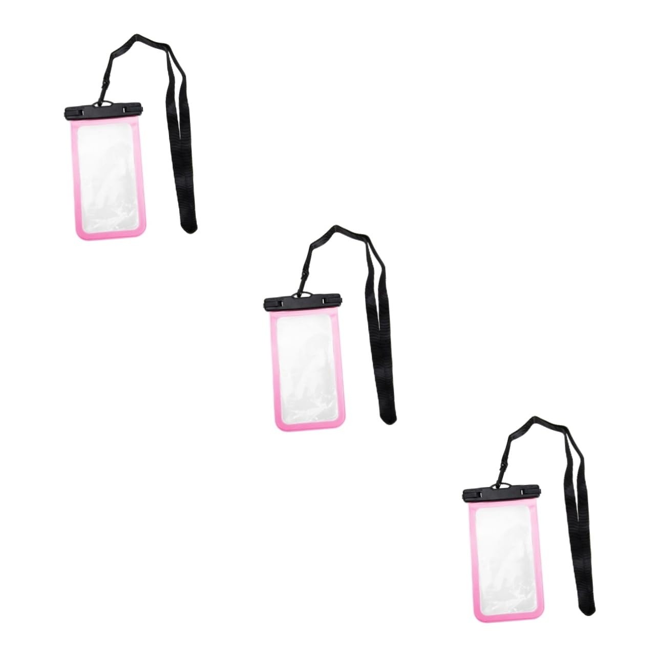 Hemoton 3pcs Mobile Waterproof Bag Phone Holder Phone Waterproof Bag Waterproof Phone Bag Phone Protective Pouch Underwater Phone Bag Waterproof Phone Pouch Cell Phone PVC Water Bag