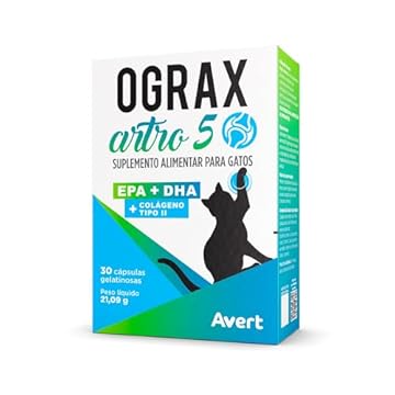 Suplemento Alimentar para Gatos Ograx Artro 5 (30 cápsulas) - Avert