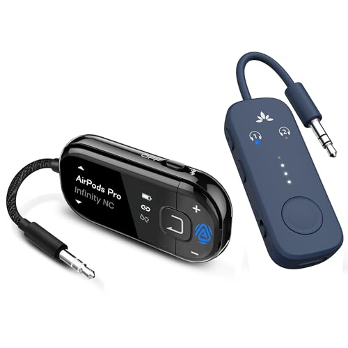 Avantree Bluetooth 5.3 Airplane Adapter with OLED Screen