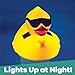 GAME Solar Light-Up Derby Duck Pool Chlorinator; 3”-Tablet Chlorine Dispenser; LED Lights; Light Sensor; Expandable Basket; Adjustable Flow Rate; Duck, Tiki, Globe, Pineapple, & Volcano
