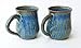 Handmade 12 oz Mug with Floating Blue and Sapphire Glaze