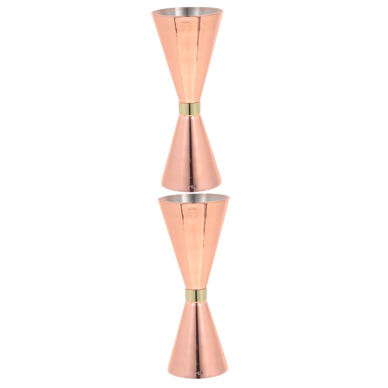 MAGICLULU 2pcs Wine Measurer Tiki Custard Funnel Strainer for Cocktails Bartending Measuring Stainless Shaker Gadgets Thimble Measure Kit Drink Infuser Measuring Cups Water Jugs with Lids