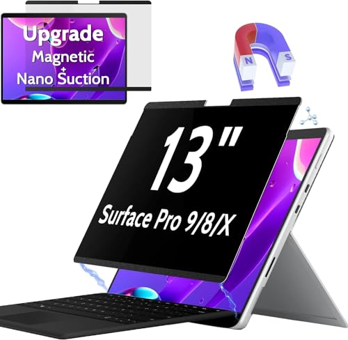 Magnetic Privacy Screen Compatible with Microsoft Surface Pro 9 (2022) / Pro 8 (2021) / X(2021, 2019)