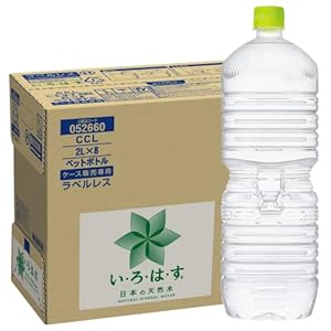 ［Amazon限定ブランド］CCL い・ろ・は・すラベルレス 2LPET ×8本" 