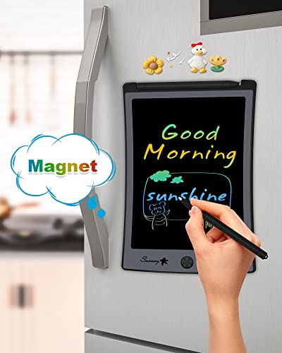 Sunany Toys For 3 4 5 6 Years Old Girls Boys, Lcd Writing Tablet 8.5 Inch With Protective Sleeve, Doodle Board Electronic Drawing Tablet Drawing Pads Educational Birthday Gift For Kids Toddler (Black) #TOP6