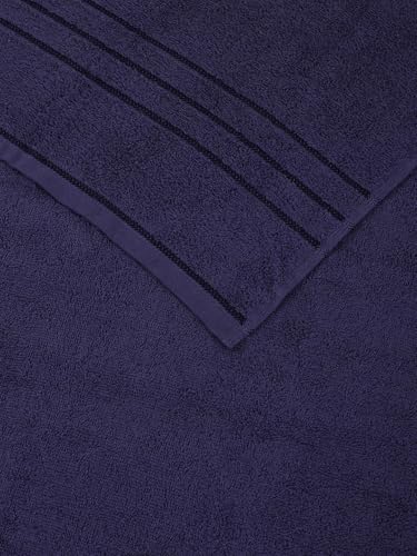 Image of Monte Carlo Essential 100% Cotton Bath Towel | 380 GSM Lightweight & Quick Dry | Soft Absorbent Compact Towel 60x120 cm | Bathroom Towel for Gym, Travel & Daily Use (Jazz) | Peacock Blue