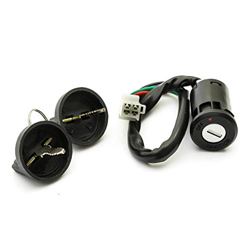Heris 4 Pin Ignition Switch Key Set With Cap For 50Cc 70Cc 90Cc 110Cc 125Cc 150Cc 200Cc 250Cc Taotao Sunl Chinese Atv Dirt Bike Electric Scooter #TOP5