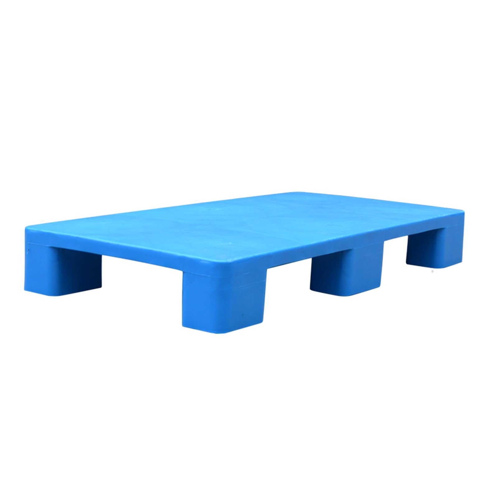 Palettes logistiques en Plastique, palettes de Stockage en sous-Sol, palettes de Sol légères, présentoirs de supermarché, Plateformes modulaires de Stockage (Bleu 100 x 50 x 13 cm, 10 pièces)