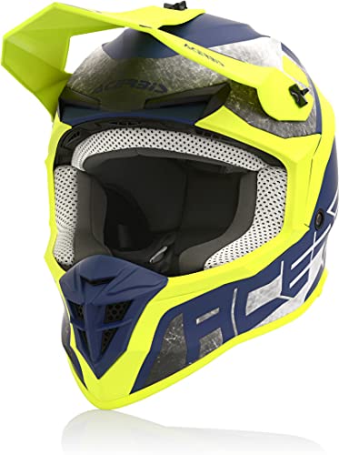 ACERBIS HELMET LINEAR GIALLO/BLUE S