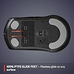 SteelSeries Rival 3 Wireless Gen 2 Gaming Mouse — 2.4GHz and Bluetooth — 18000 DPI TrueMove Air Optical Sensor — 60 Million Click Durability — Light-Weight — 100% PTFE Feet — Black - Image 5